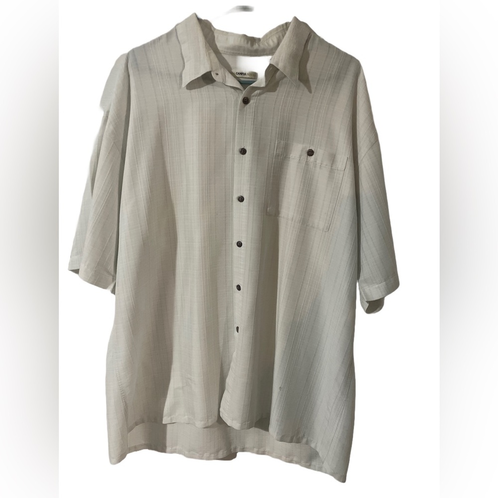 Moda Campia White Short Sleeve Button Down